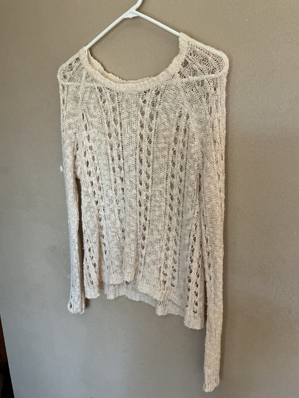 LA Hearts Open Knit Blouse